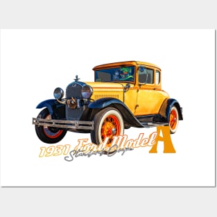 1931 Ford Model A Standard Coupe Posters and Art